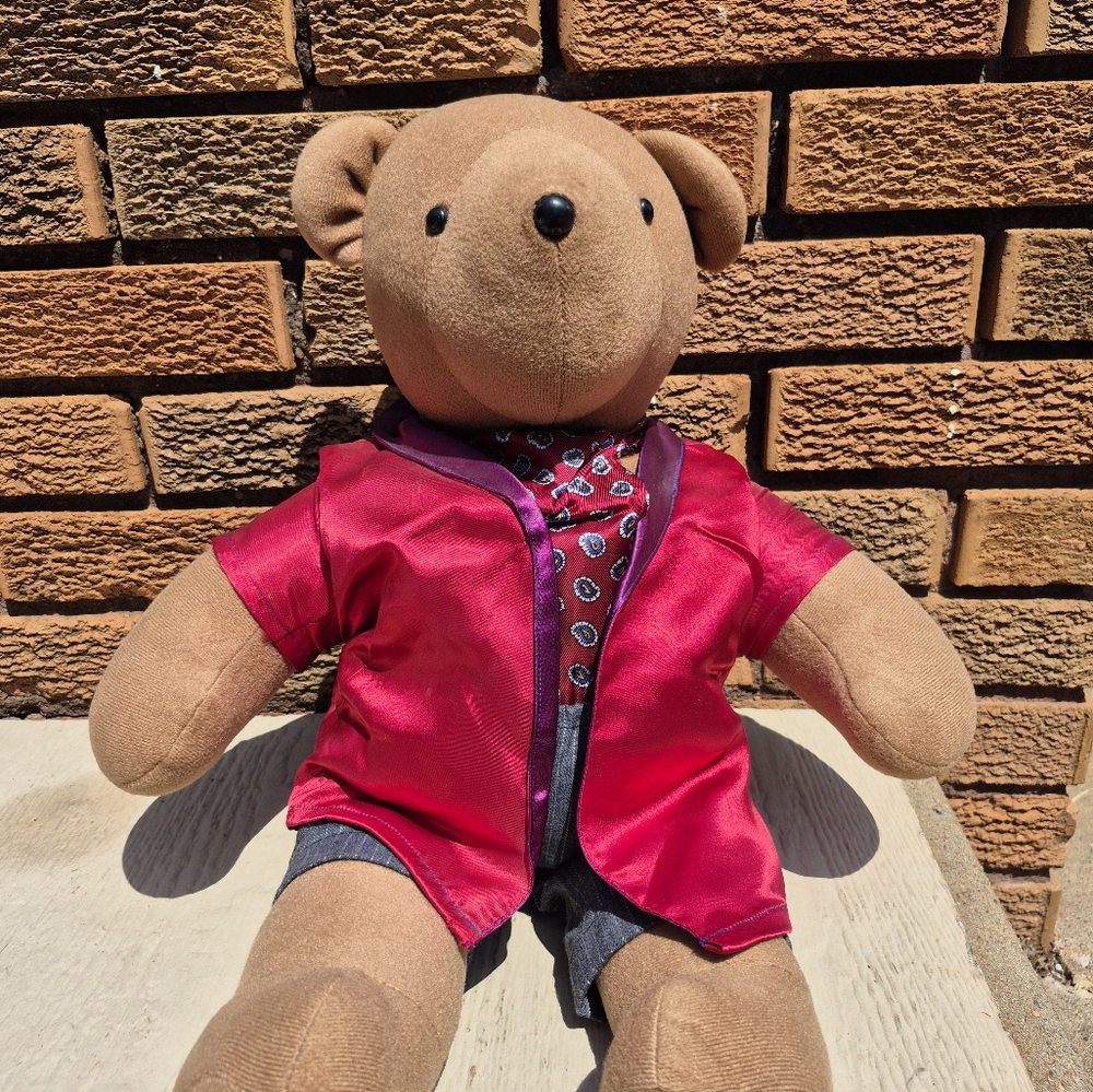 Vintage Douglas Fairbanks North American Bear Co. 1979 Approx 19" Loose Stitches